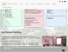 Tablet Screenshot of pensionhendling.at